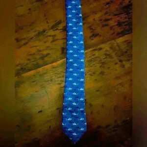 Men’s Blue Shark Tie By Wembley
